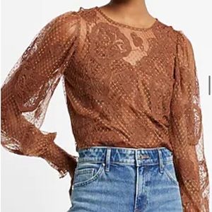 Brand New Long Sleeve Blouse with Cami